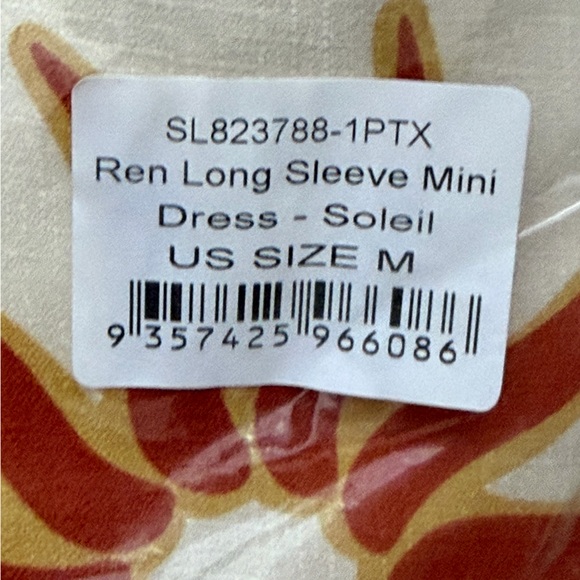Ren Long Sleeve Mini Dress - M - Sold Out - Picture 9 of 12
